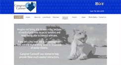 Desktop Screenshot of caregivercanines.org